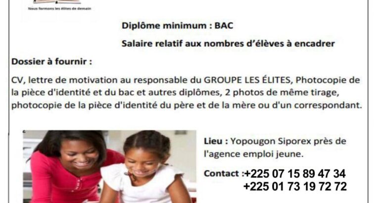 cours de répétition et formation à domicile